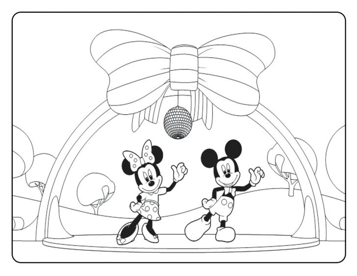 728x563 Goofy Paint Shower Coloring Page Pages Christmas Cards Mickey