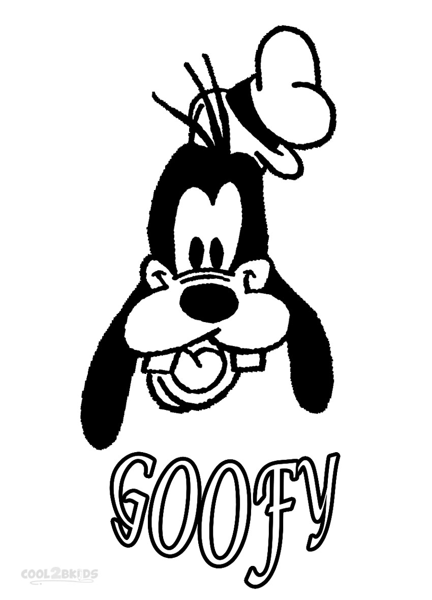850x1181 Printable Goofy Coloring Pages For Kids