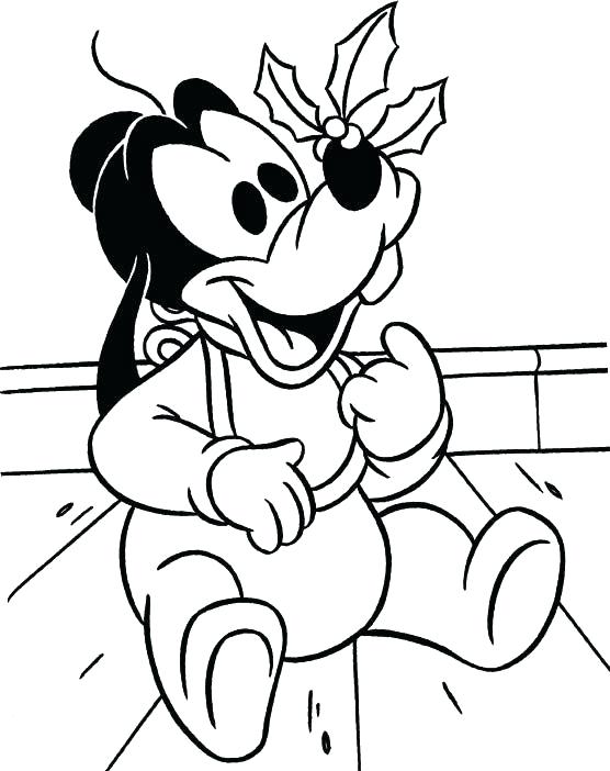 556x702 Goofy Coloring Page Goofy Coloring Pages Baby Goofy Coloring Page