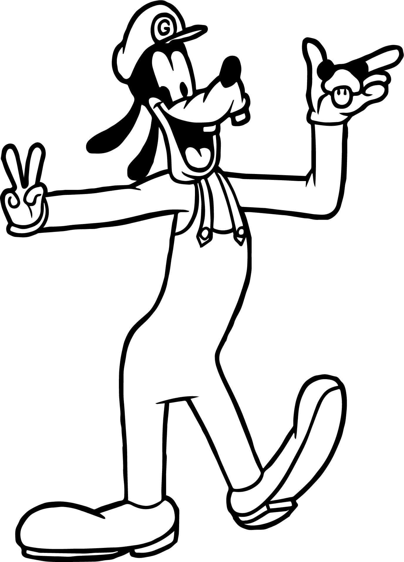 1376x1912 Goofy Coloring Pages Luxury Disney Goofy Face Coloring Page Logo