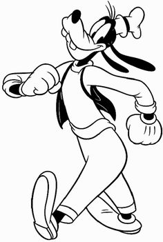 236x351 Printable Goofy Coloring Pages For Kids Disney