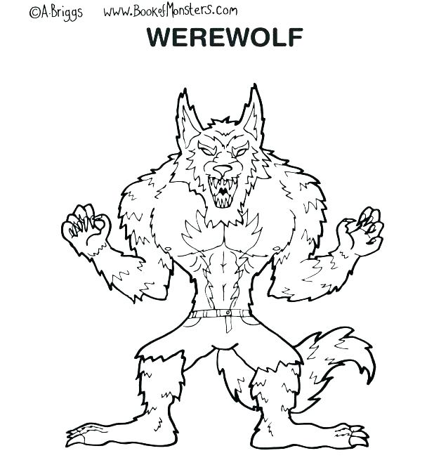618x672 Goosebumps Coloring Pages Printable Werewolf Coloring Pages Best
