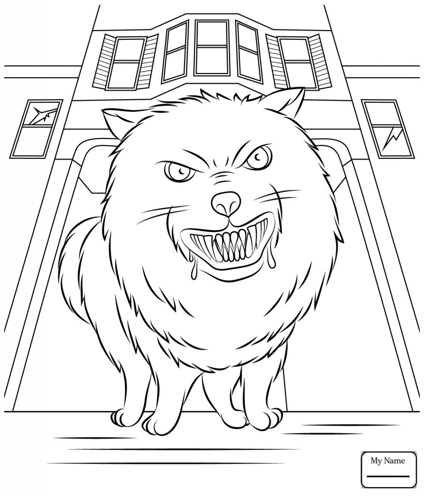 875x1024 Goosebumps Coloring Pages