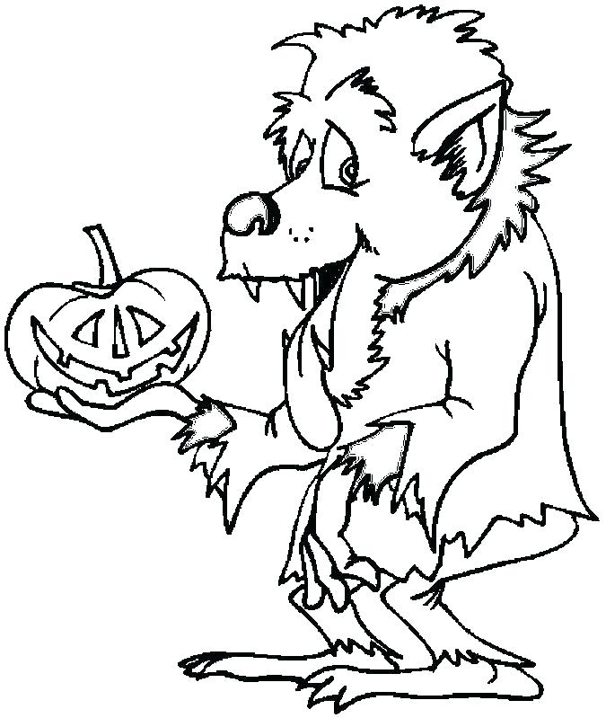 675x799 Goosebumps Coloring Pages Werewolf Coloring Page Goosebumps