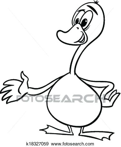 389x470 Goose Coloring Page Clip Art Goose Farm Bird Coloring Page Search