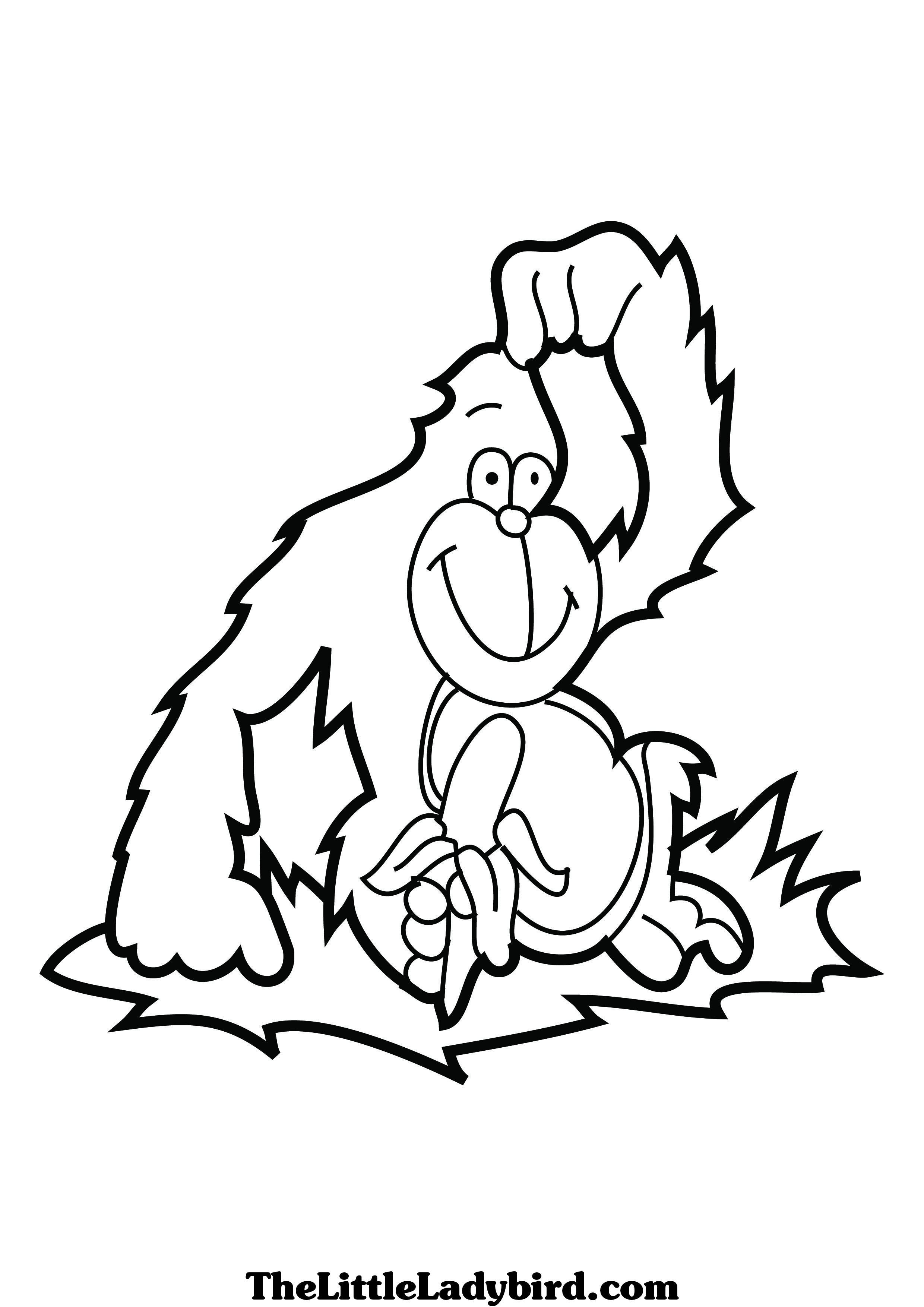 2480x3508 Fundamentals Gorilla Coloring Pages Free Page