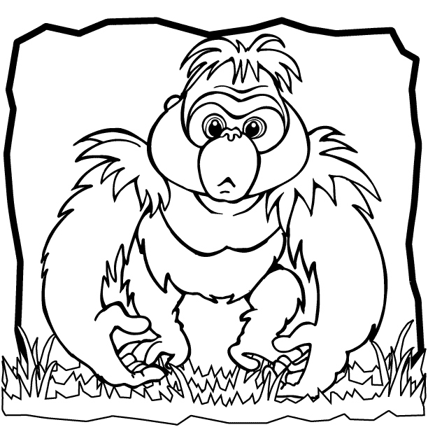612x640 Gorilla Coloring Pages Elegant Gorilla Coloring Pages To Kids