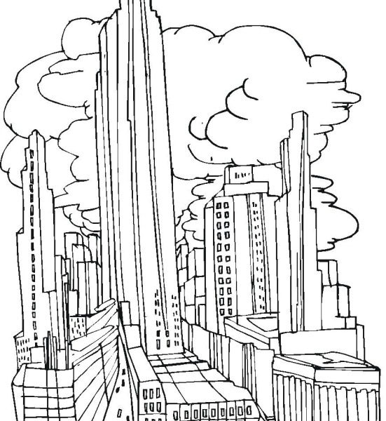 551x600 Coloring Pages City Construction Site Coloring Pages Awesome City
