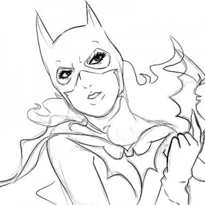 300x300 Gotham City Batgirl Coloring Pages Gotham City Batgirl Coloring