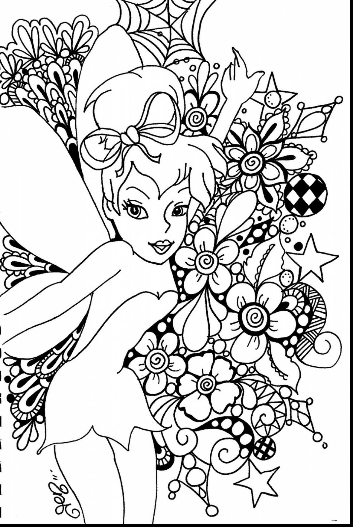 1180x1760 Unbelievable Amazing Tinkerbell Coloring Pages With Fairy