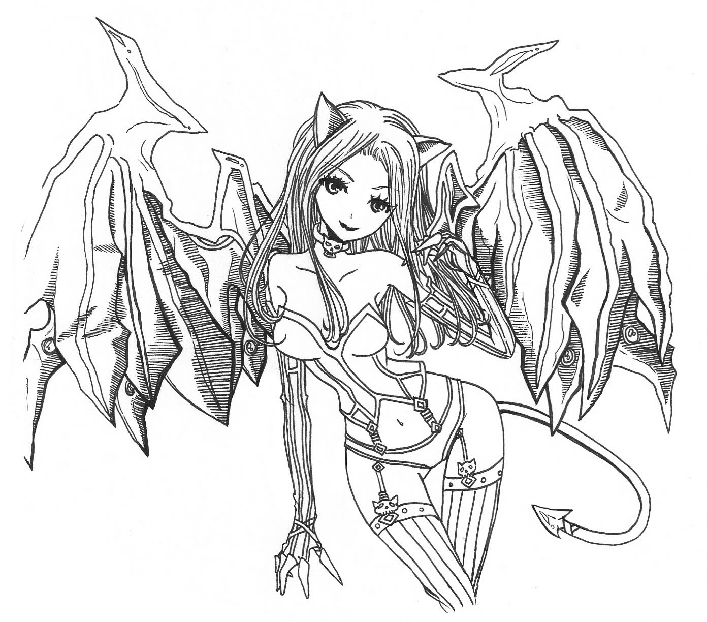 1392x1224 Challenge Evil Fairy Coloring Pages For Adults