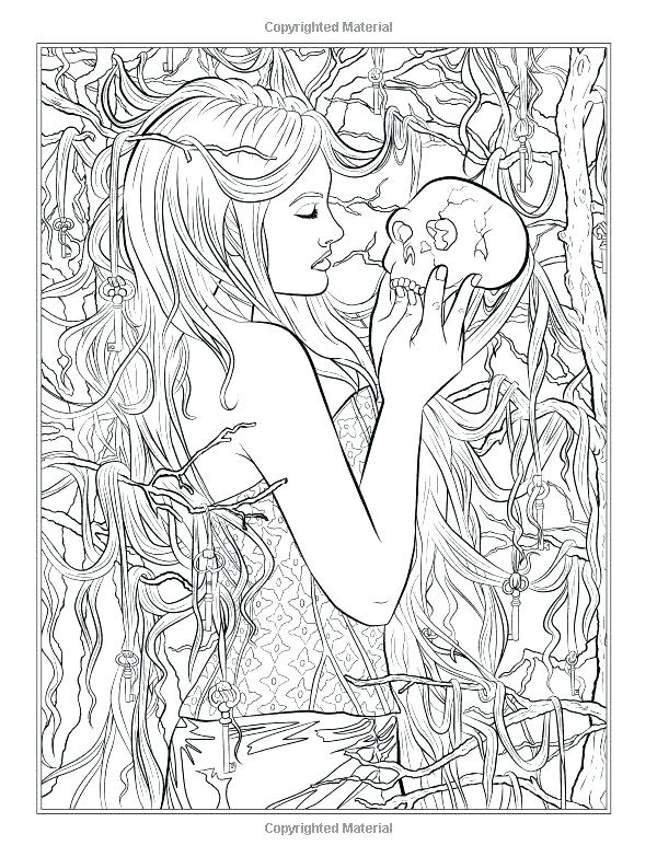 600x783 Fresh Gothic Coloring Pages Or Coloring Pages Dark Fantasy