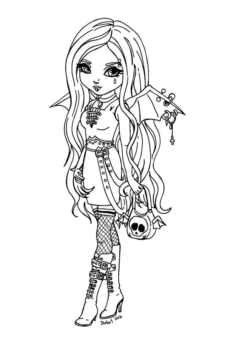 736x1074 Gothic Coloring Pages Scott Fay Gothic Coloring Pages