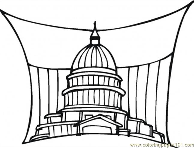 650x496 Government In Washington Coloring Page