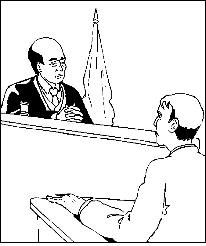 675x806 Judge Ampamp Witness Coloring Page