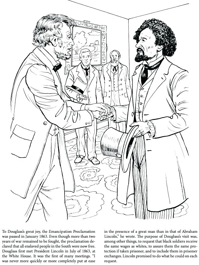 650x864 Coloring For Kidsnet Frederick Douglass Coloring Page One Of Many