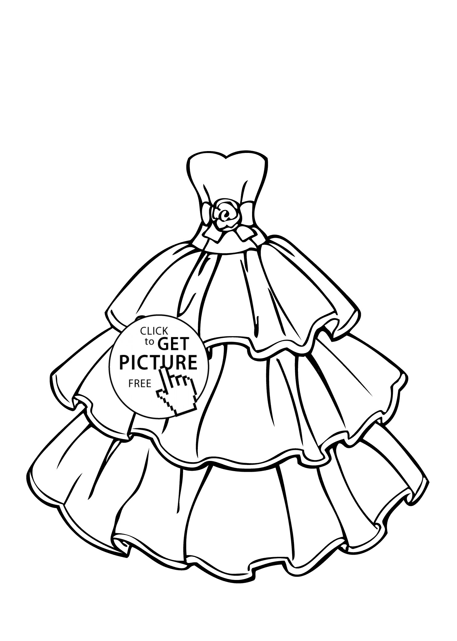 1483x2079 Free Dress Coloring Pages Printable Coloring For Kids