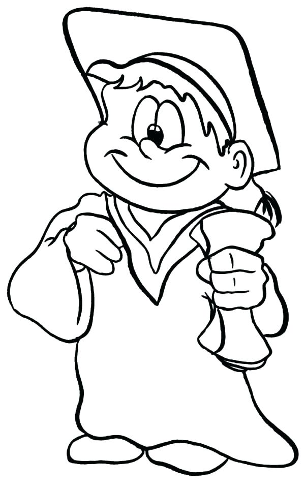 600x964 Graduation Cap Coloring Page Graduation Cap And Diploma Coloring