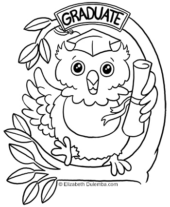 350x424 Graduation Coloring Pages Dulemba Coloring Page Tuesdays