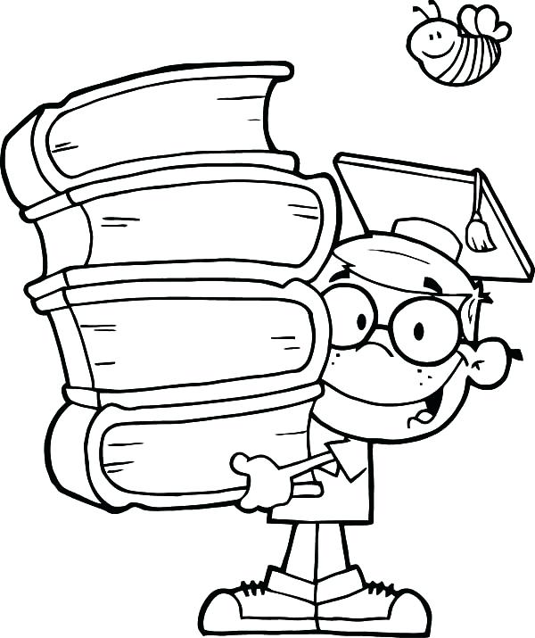 600x715 Graduation Coloring Pages Classy Graduation Coloring Pages Fee Cap