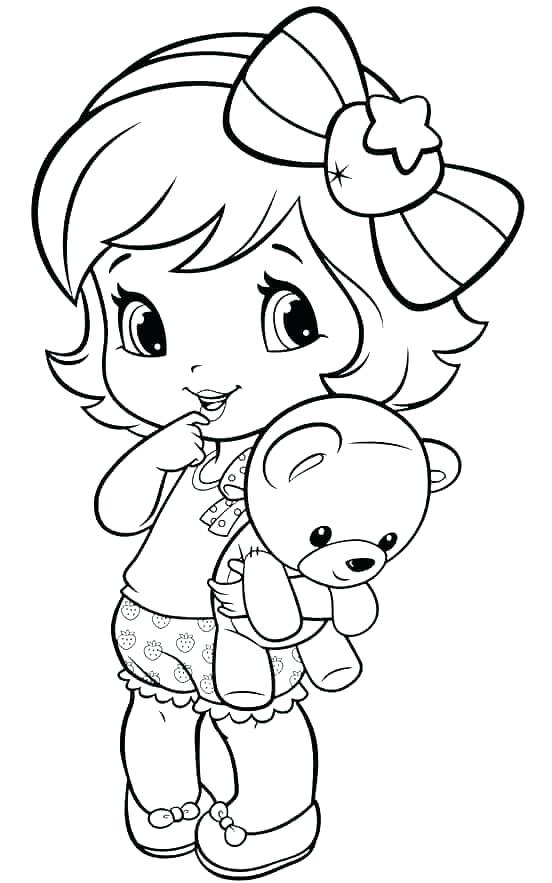 552x883 Graduation Coloring Pages Coloring Picture Of Girl Little Girl