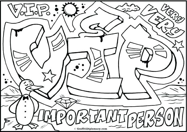 600x426 Multicultural Graffiti Free Coloring Pages New City Themes