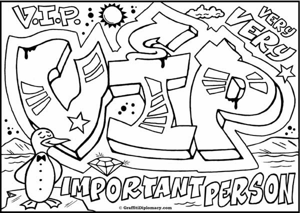 600x426 Graffiti Wall Graffiti Characters Coloring Pages