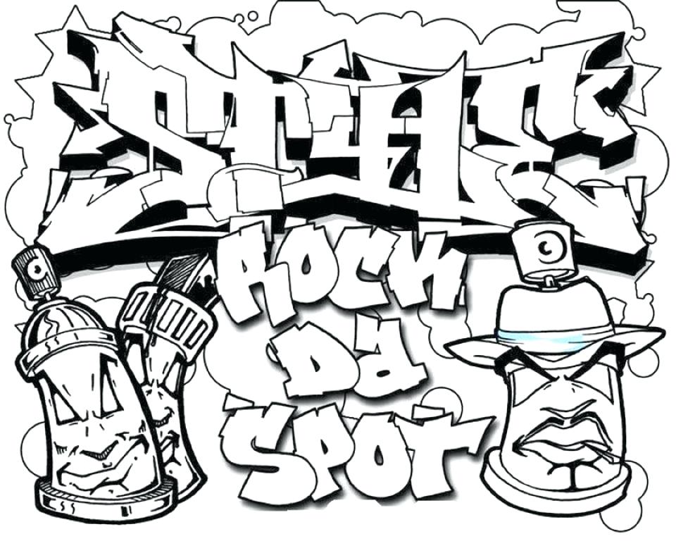960x768 Graffiti Creator Coloring Pages Printable Coloring Printable