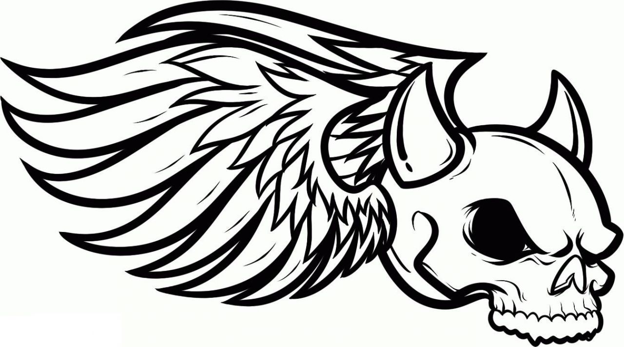 1280x712 Skull Graffiti Coloring Pages Many Interesting Cliparts