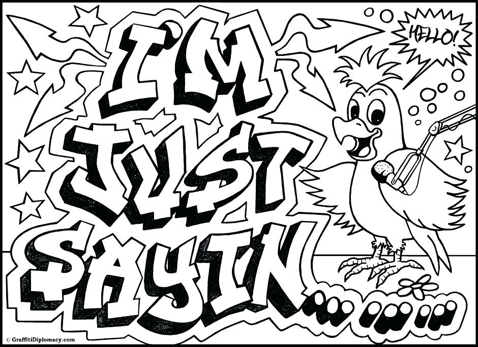 940x683 Graffiti Coloring Pages Best Graffiti Coloring Pages Wallpapers