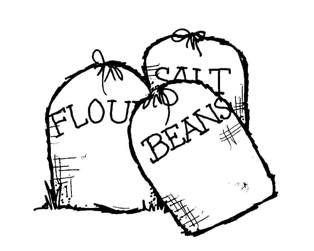 1049x840 Sacks Of Grain Coloring Page