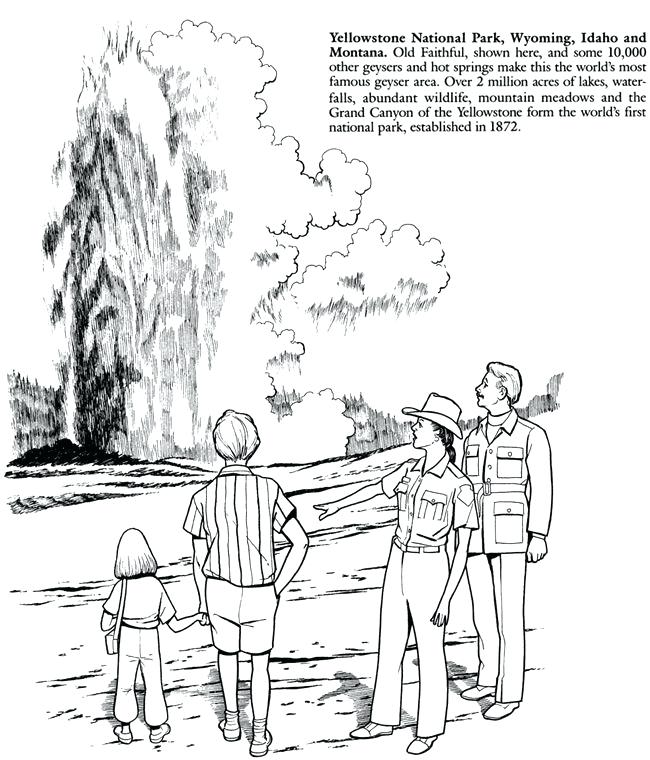 650x760 Yellowstone National Park Coloring Pages Coloring Pages For Kids