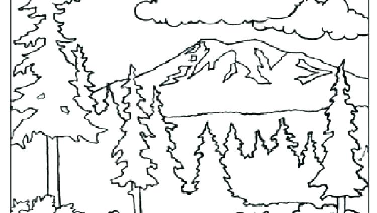 750x425 Coloring Mountains Coloring Pages Mountains Coloring Pages