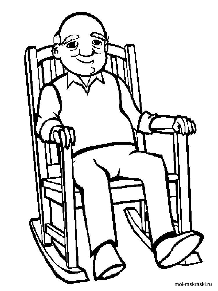 750x1000 Grandpa Coloring Pages Free Printable Grandpa Coloring Pages