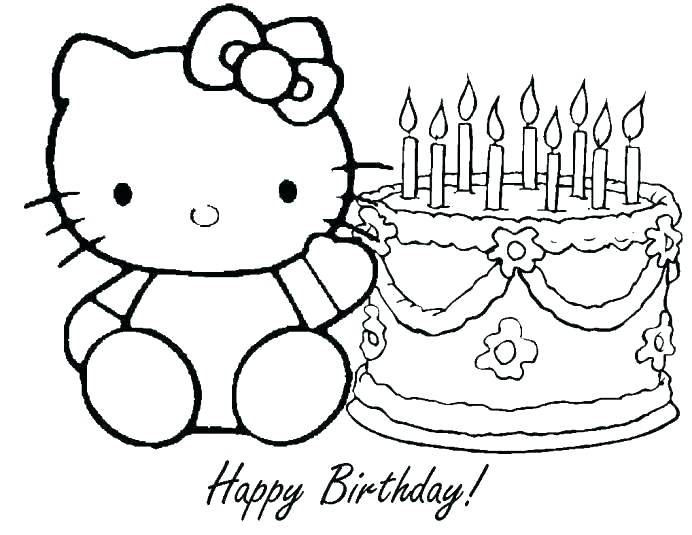 692x535 Happy Birthday Color Pages Happy Birthday Coloring Pages Printable