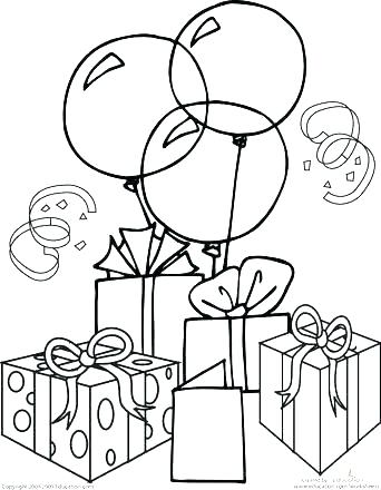 342x440 Happy Birthday Coloring Pictures Happy Birthday Coloring Pages