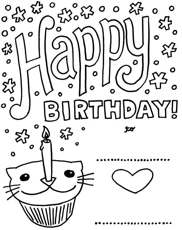 591x747 Happy Birthday Grandma Coloring Pages Happy Birthday Grandma