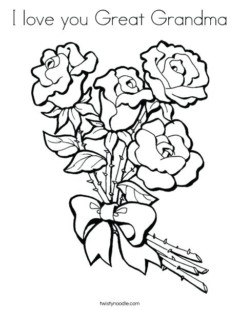 468x605 I Love Grandma Coloring Pages
