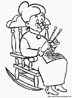 236x320 Image Result For Grandma Colouring Pages Colouring Picture