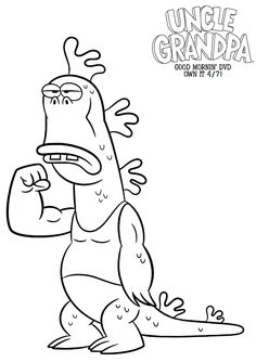 236x334 Cartoon Network Uncle Grandpa Free Coloring Page Printable