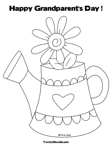 468x605 Grandparents Coloring Pages