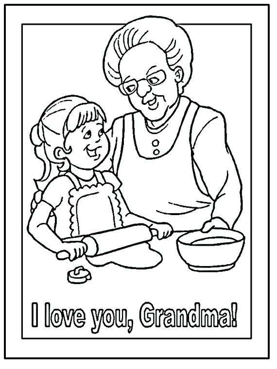 570x760 Grandparents Day Coloring Pages Free Valentines I Love You Much