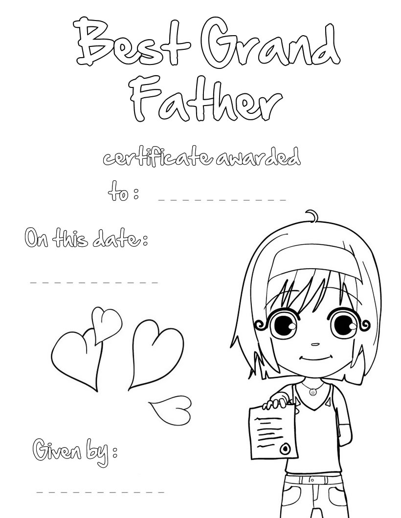 820x1060 Odd Free Printable Fathers Day Coloring Pages For Grandpa Best