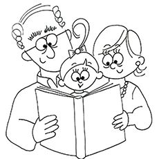 230x230 Top Grandparents Day Coloring Pages For Your Little Ones