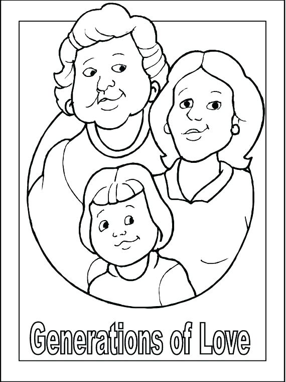 570x760 Grandma Coloring Pages Here Are Grandma Coloring Pages Pictures