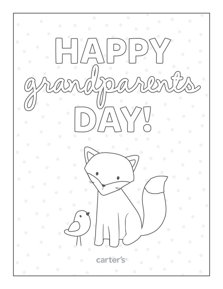 736x952 Grandparents Day Coloring Pages