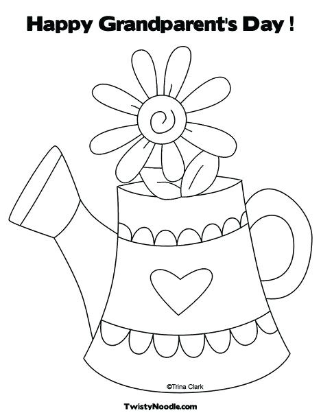 468x605 Happy Grandparents Day Coloring Pages Happy Grandparents Day