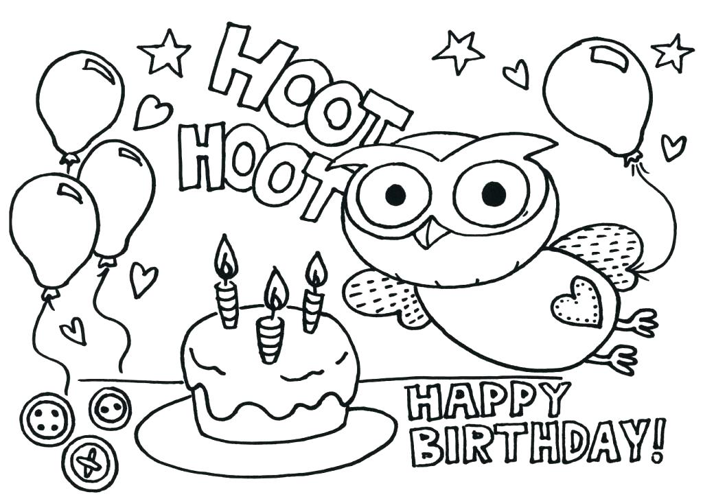 1024x727 Grandma Coloring Pages Birthday Coloring Pages For Kids Free