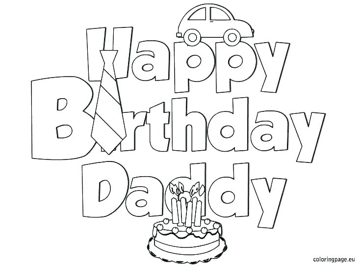 736x544 Happy Birthday Grandma Coloring Page Happy Birthday Coloring Pages