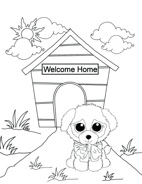 494x640 Picture To Coloring Page Beanie Boo Coloring Pages New Puppy